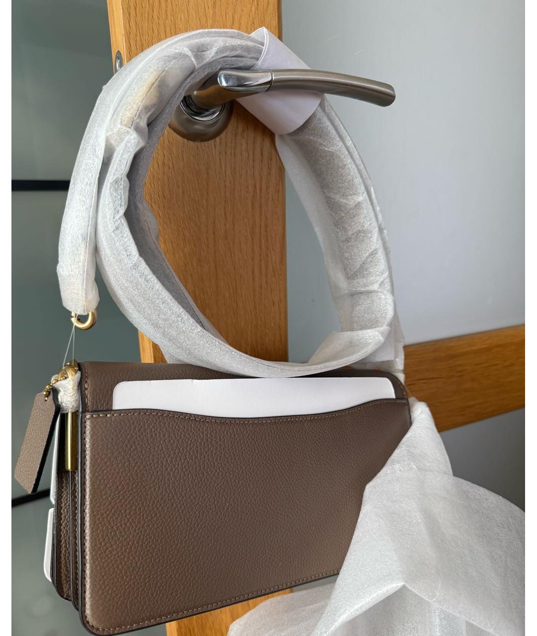 COACH Кожаная сумка через плечо, фото 3