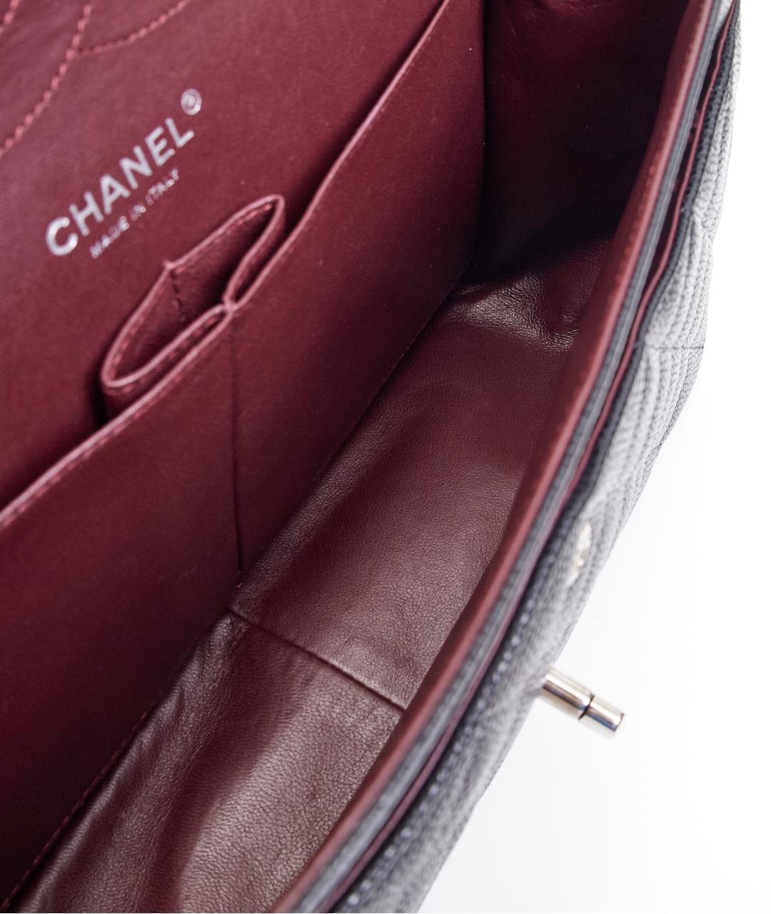 CHANEL Черная кожаная сумка тоут, фото 8