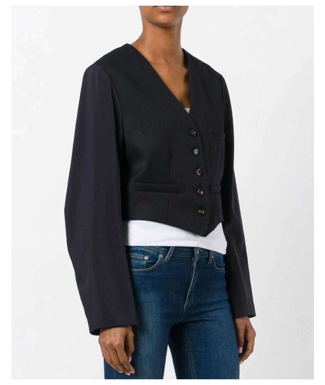 CHLOE Черный шерстяной жакет/пиджак, фото 2