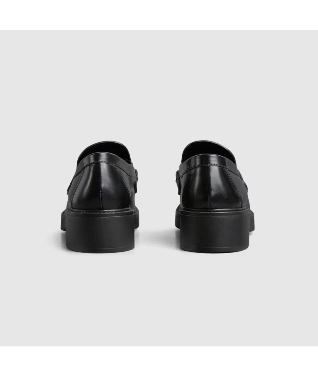 GUCCI Черные кожаные лоферы, фото 3