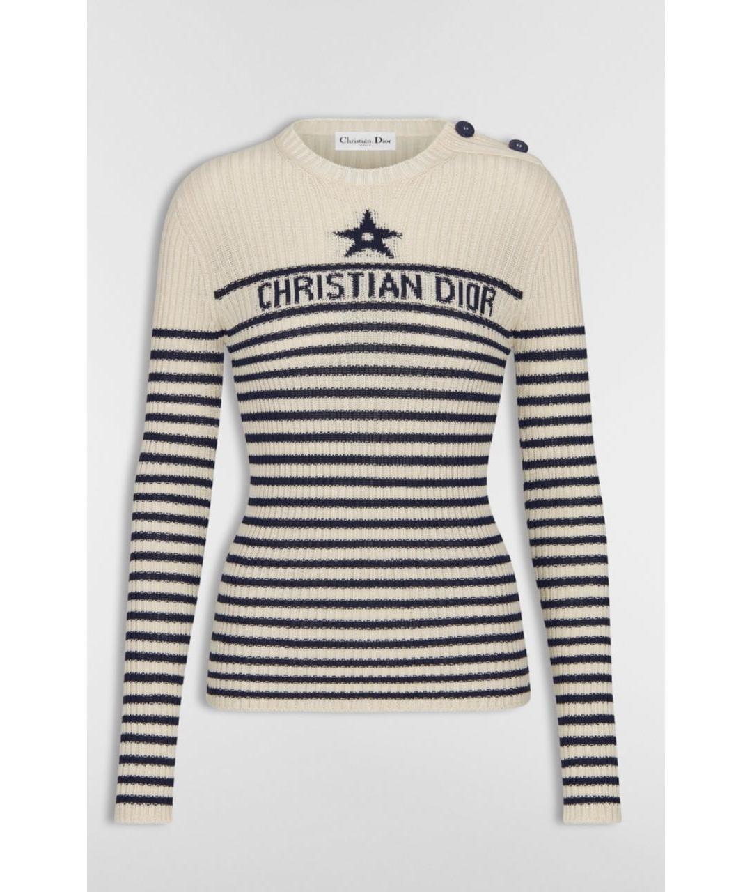 CHRISTIAN DIOR Хлопковый джемпер / свитер, фото 6