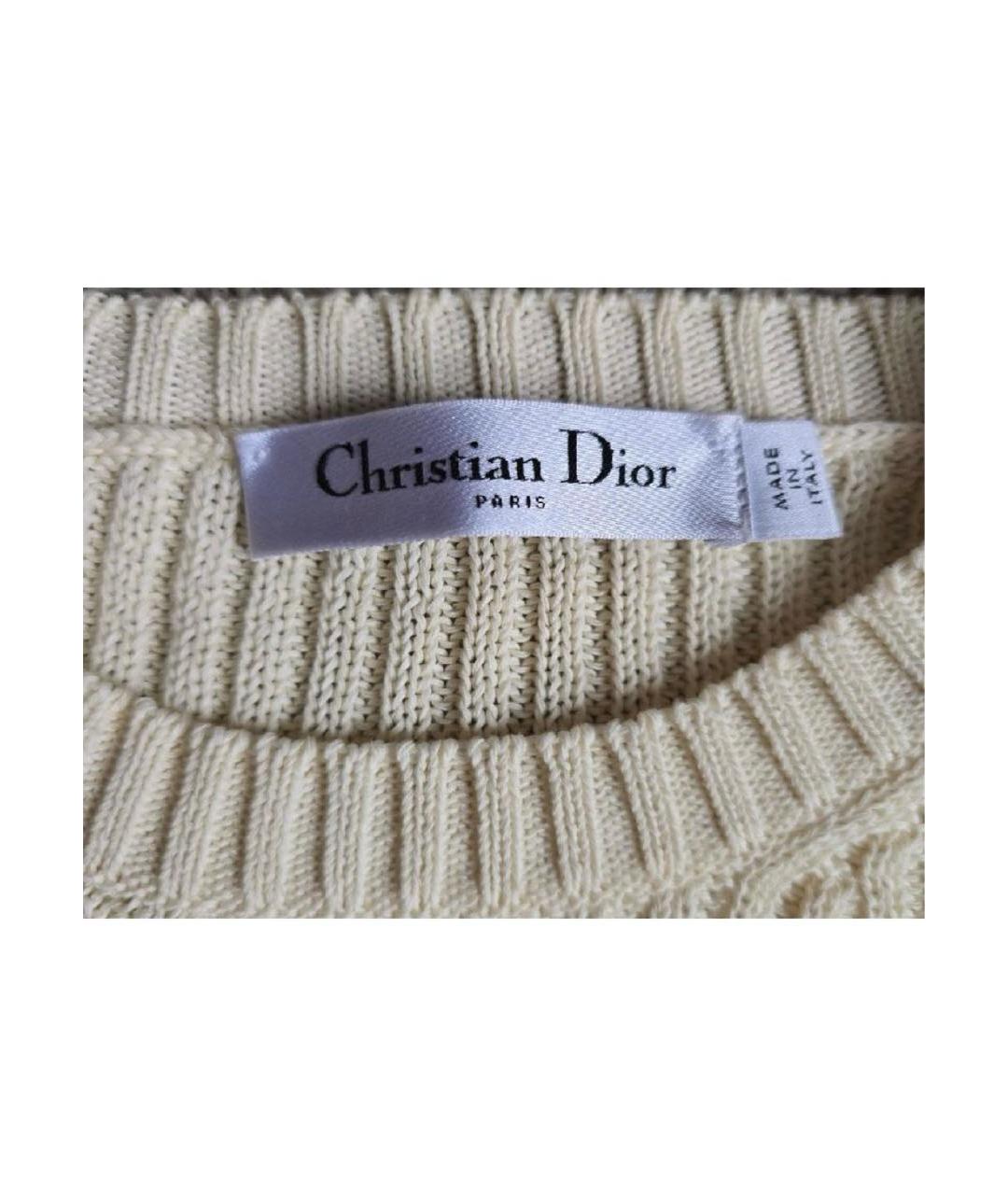 CHRISTIAN DIOR Хлопковый джемпер / свитер, фото 3