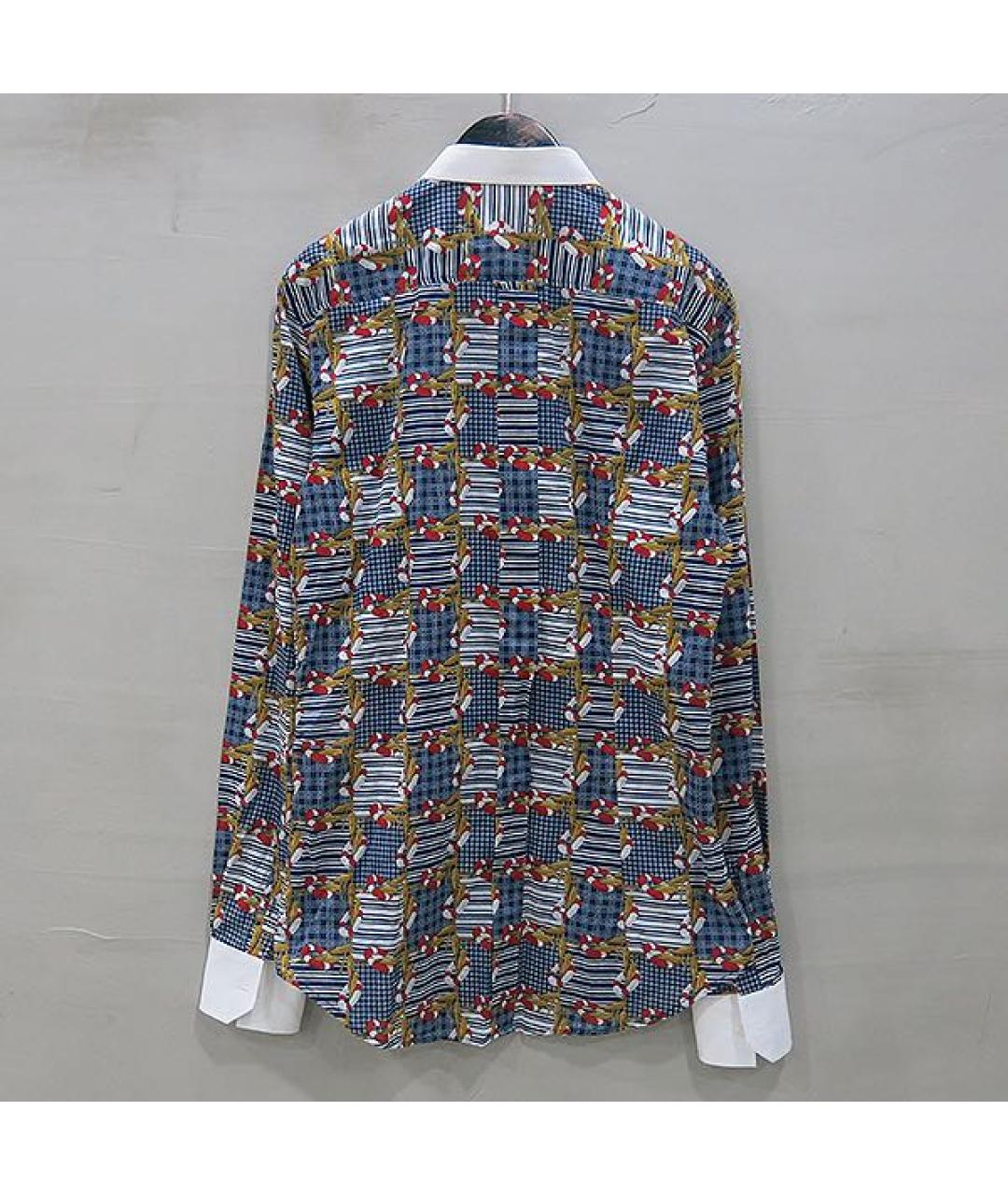 DOLCE&GABBANA Мульти хлопковая кэжуал рубашка, фото 2