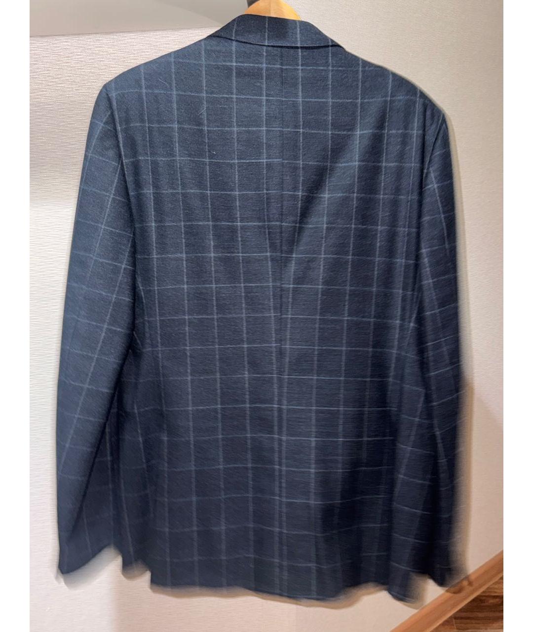 PAL ZILERI Темно-синий шерстяной пиджак, фото 2