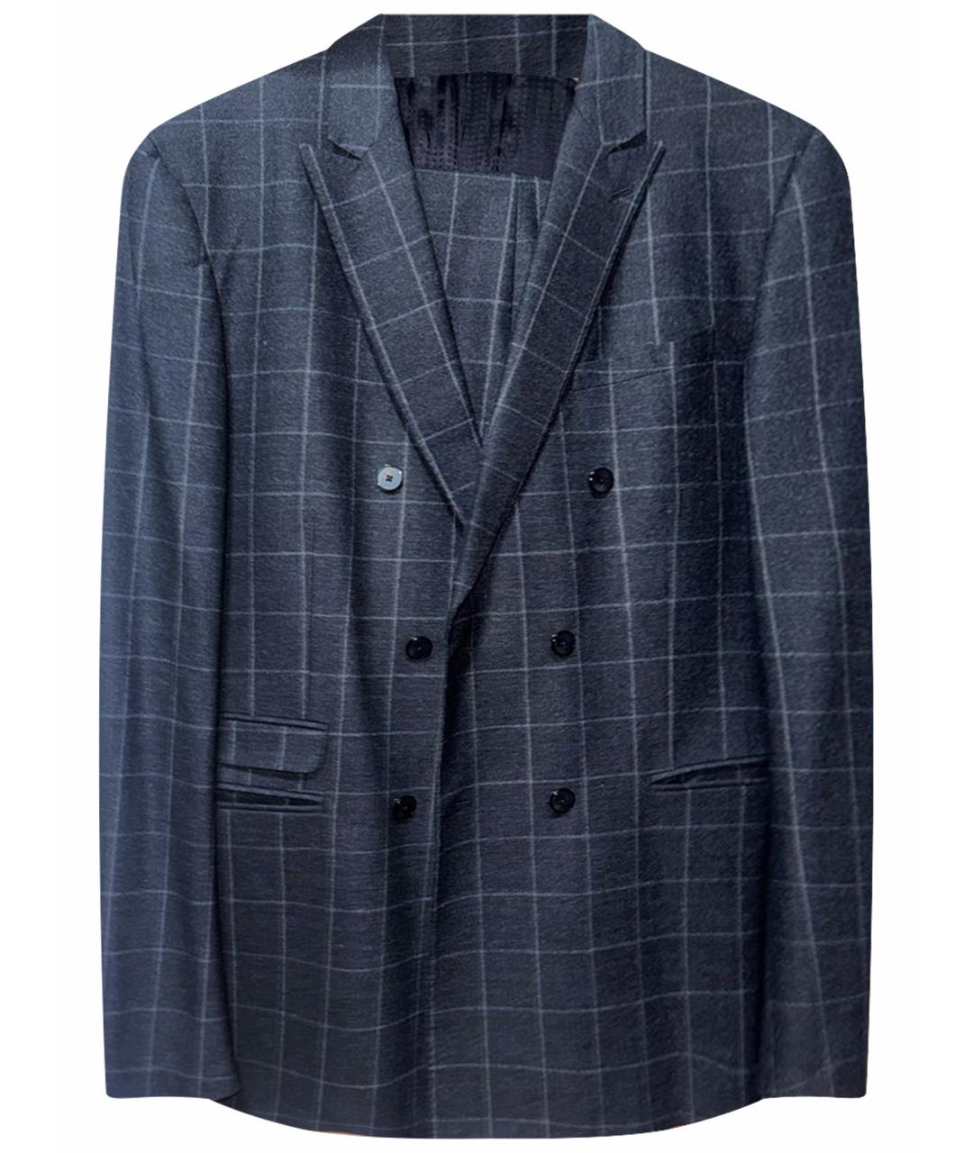 PAL ZILERI Темно-синий шерстяной пиджак, фото 1