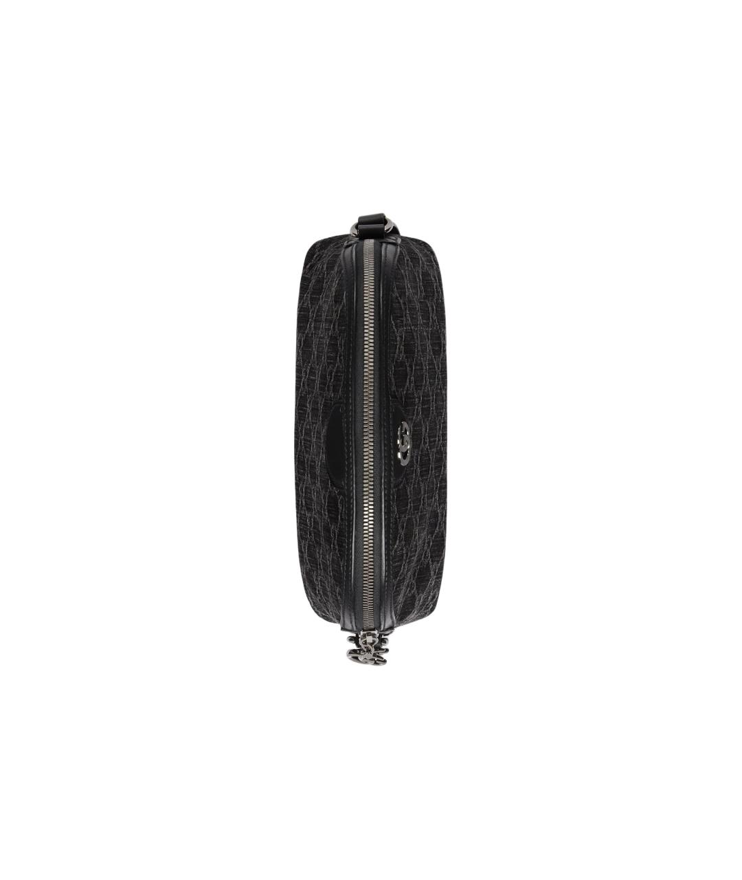 GUCCI Черная деним сумка через плечо, фото 5