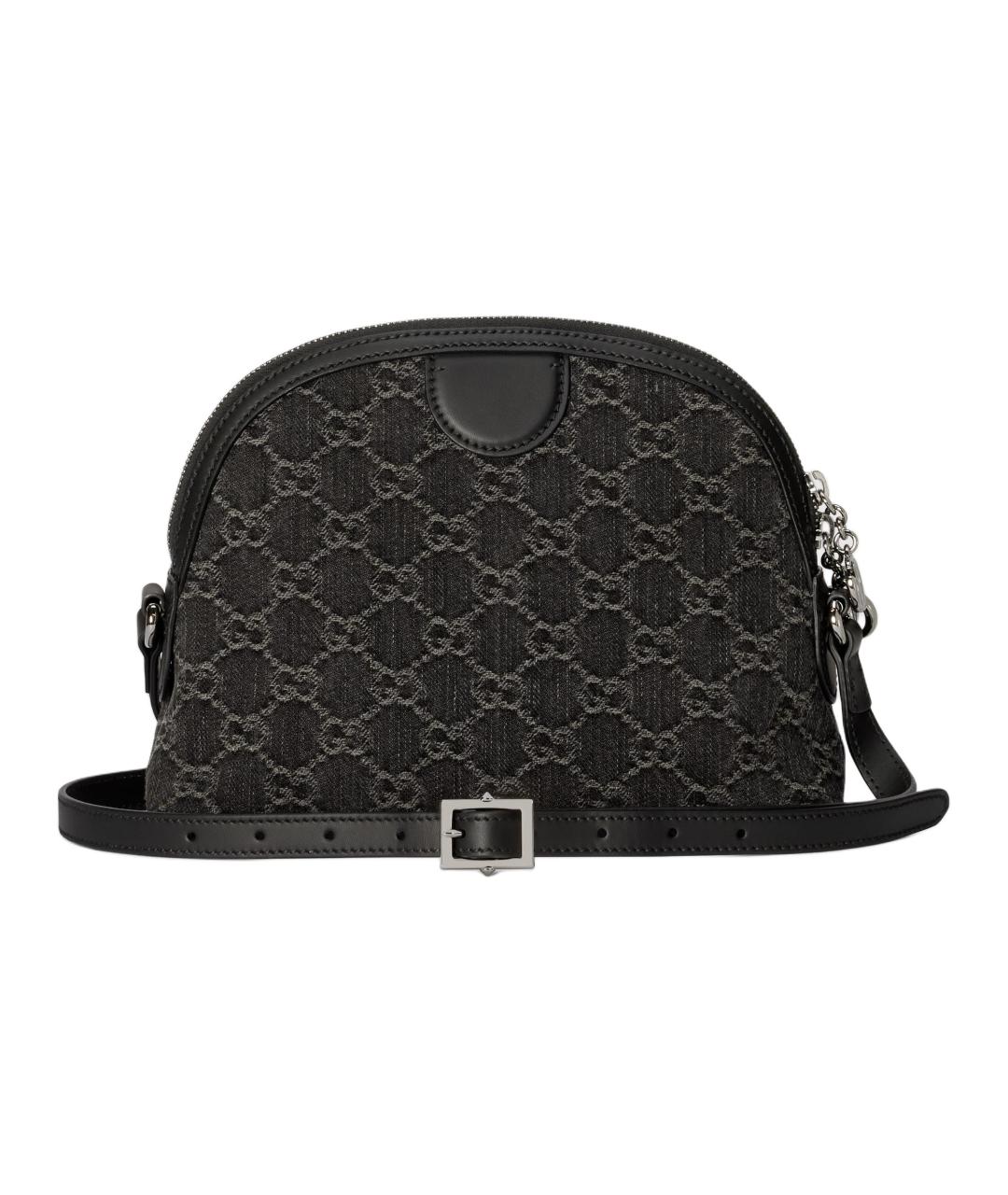 GUCCI Черная деним сумка через плечо, фото 3