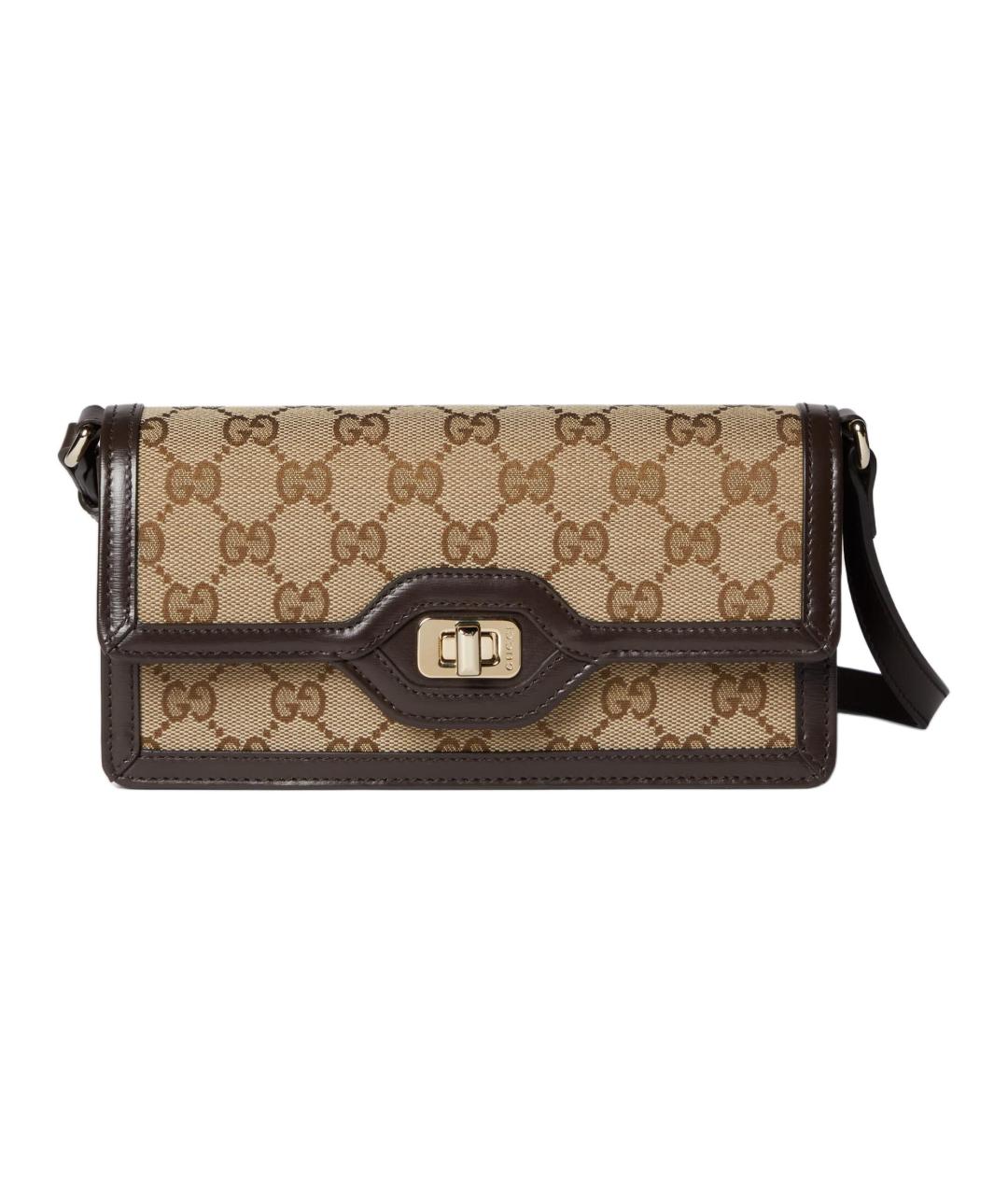 GUCCI Коричневая сумка через плечо, фото 1