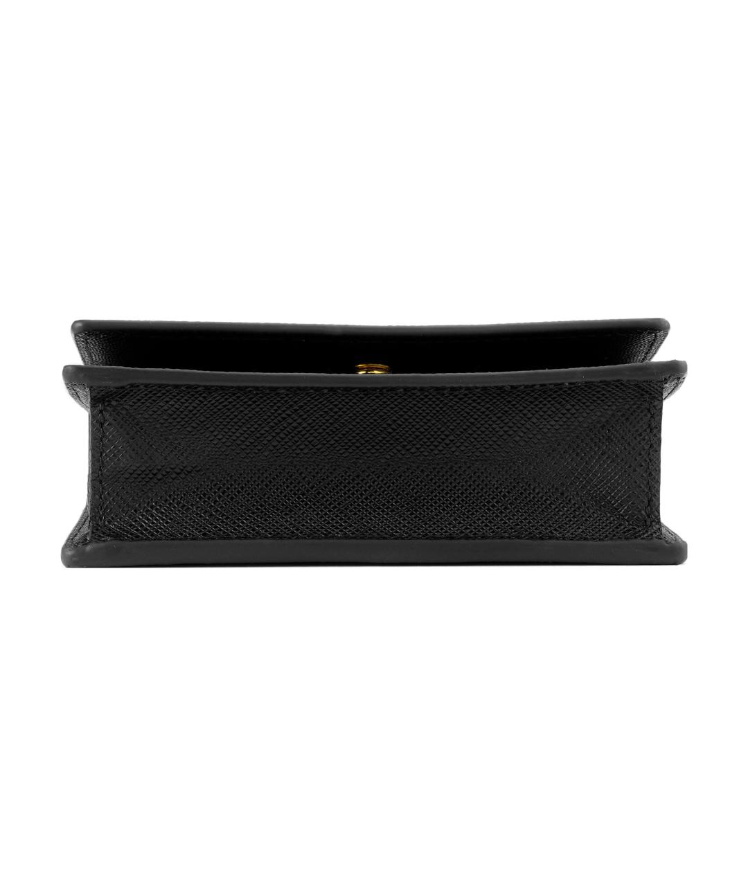 PRADA Черный кожаный кошелек, фото 4