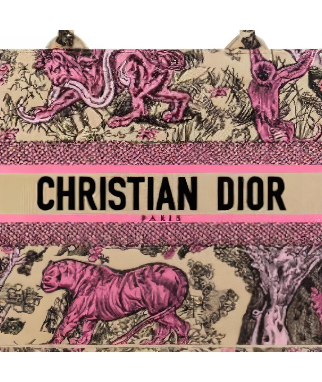 CHRISTIAN DIOR Розовая сумка через плечо, фото 5