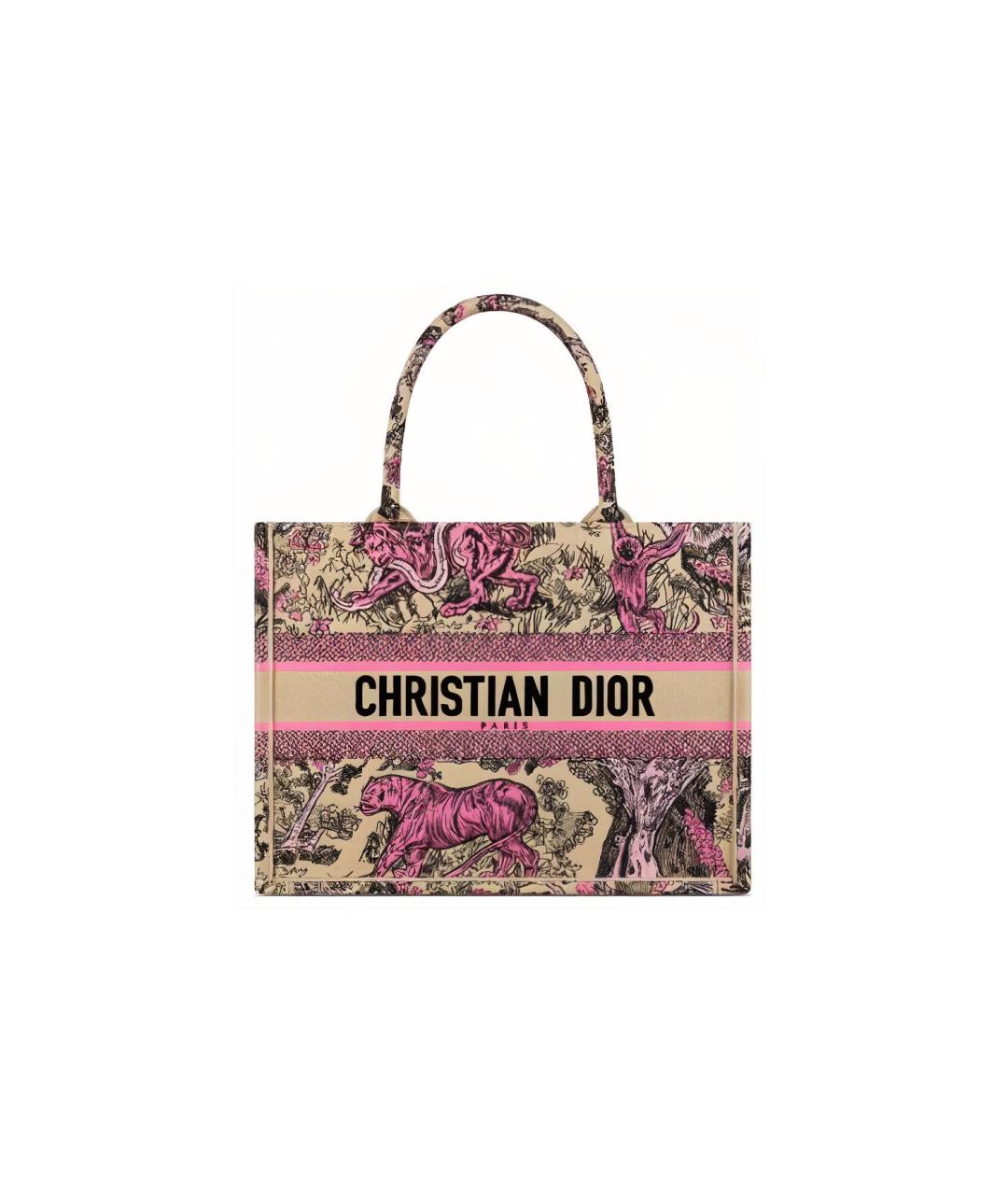 CHRISTIAN DIOR Розовая сумка через плечо, фото 6