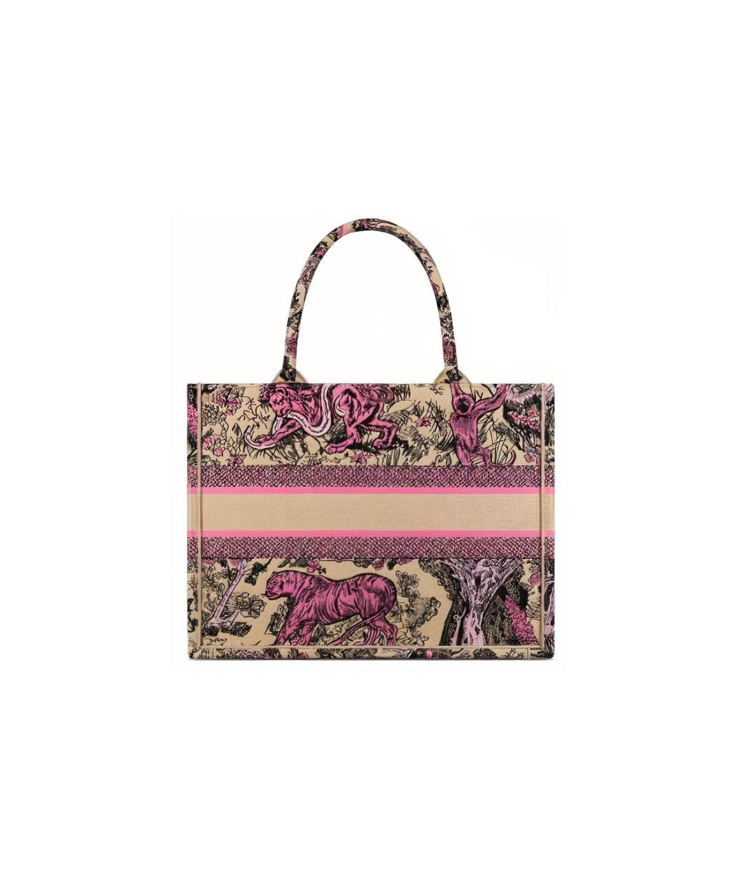 CHRISTIAN DIOR Розовая сумка через плечо, фото 3