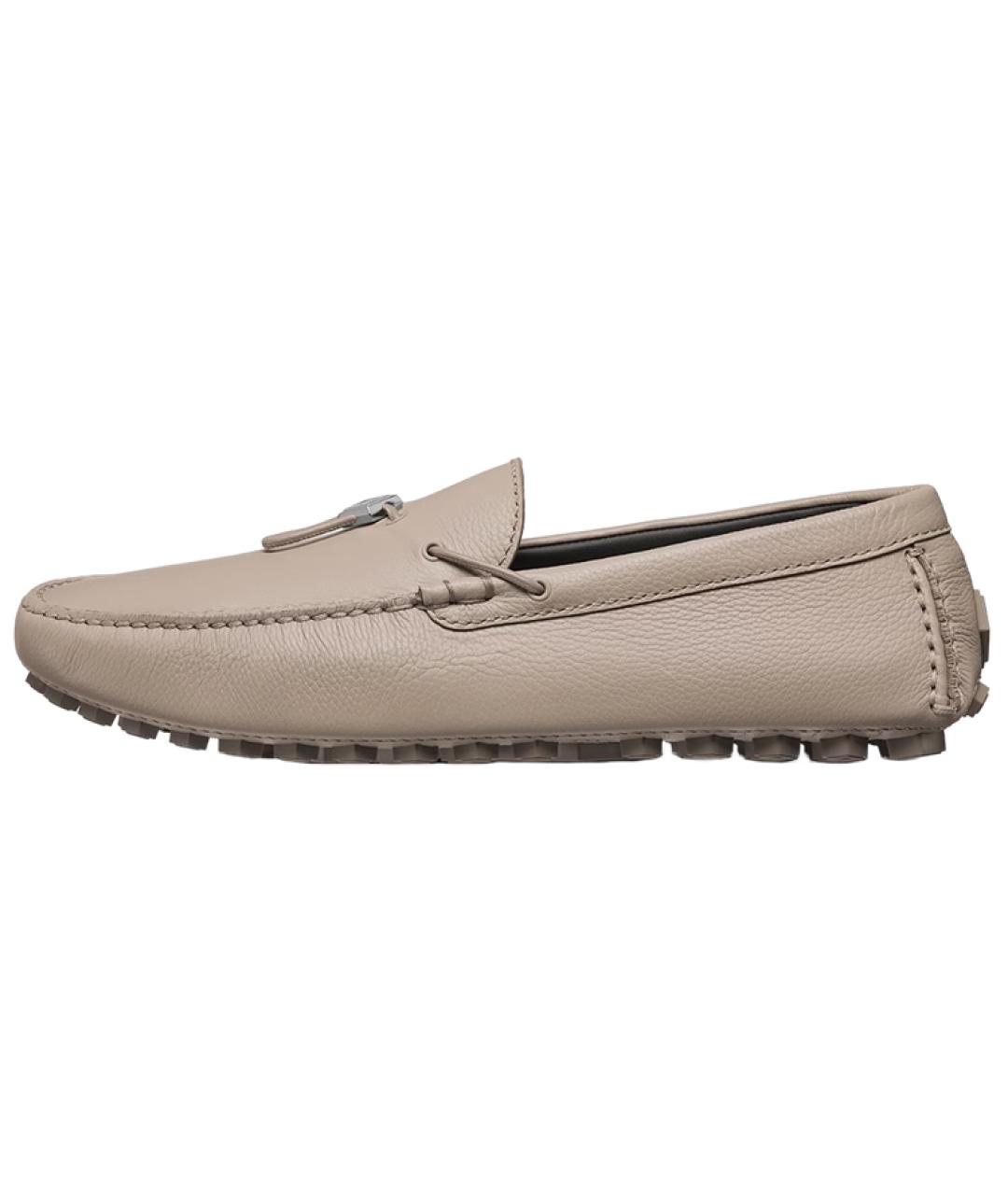 CHRISTIAN DIOR Бежевые лоферы, фото 2