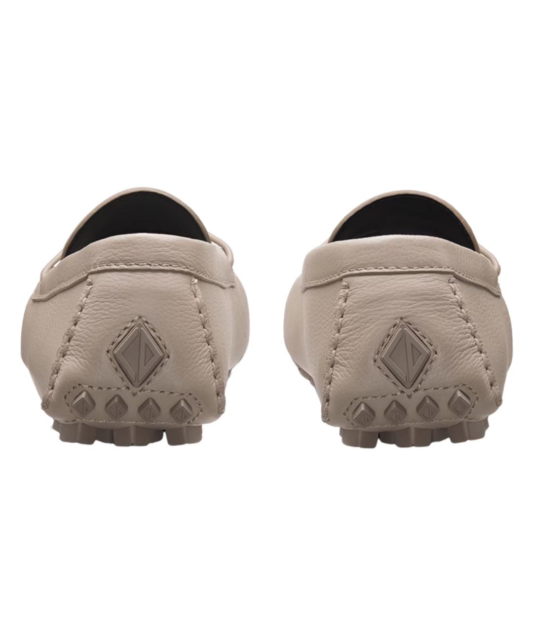 CHRISTIAN DIOR Бежевые лоферы, фото 5