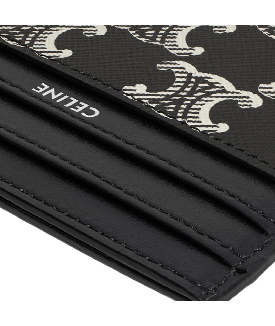 CELINE Черный кардхолдер, фото 4
