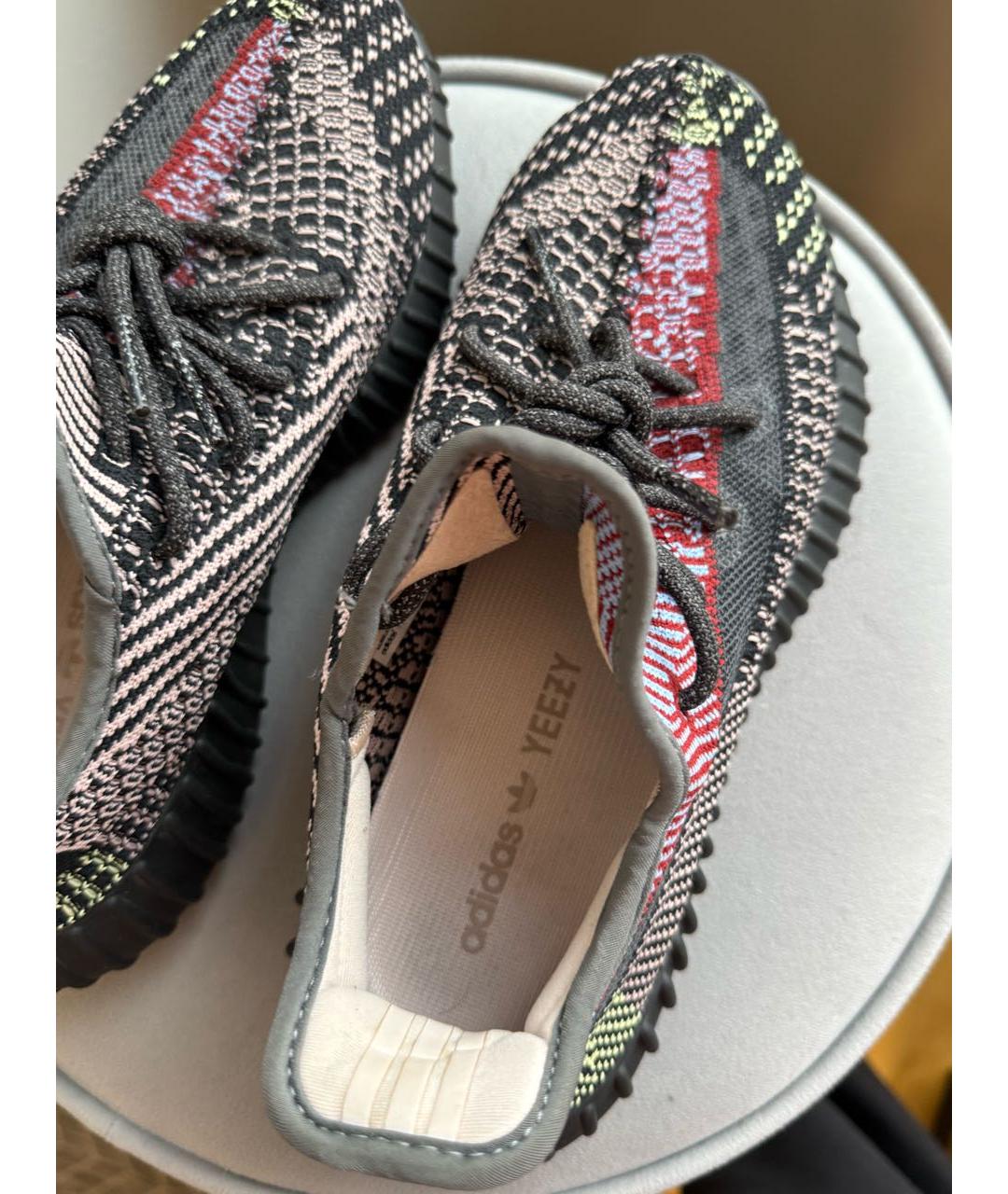 ADIDAS YEEZY Мульти текстильные низкие кроссовки / кеды, фото 3