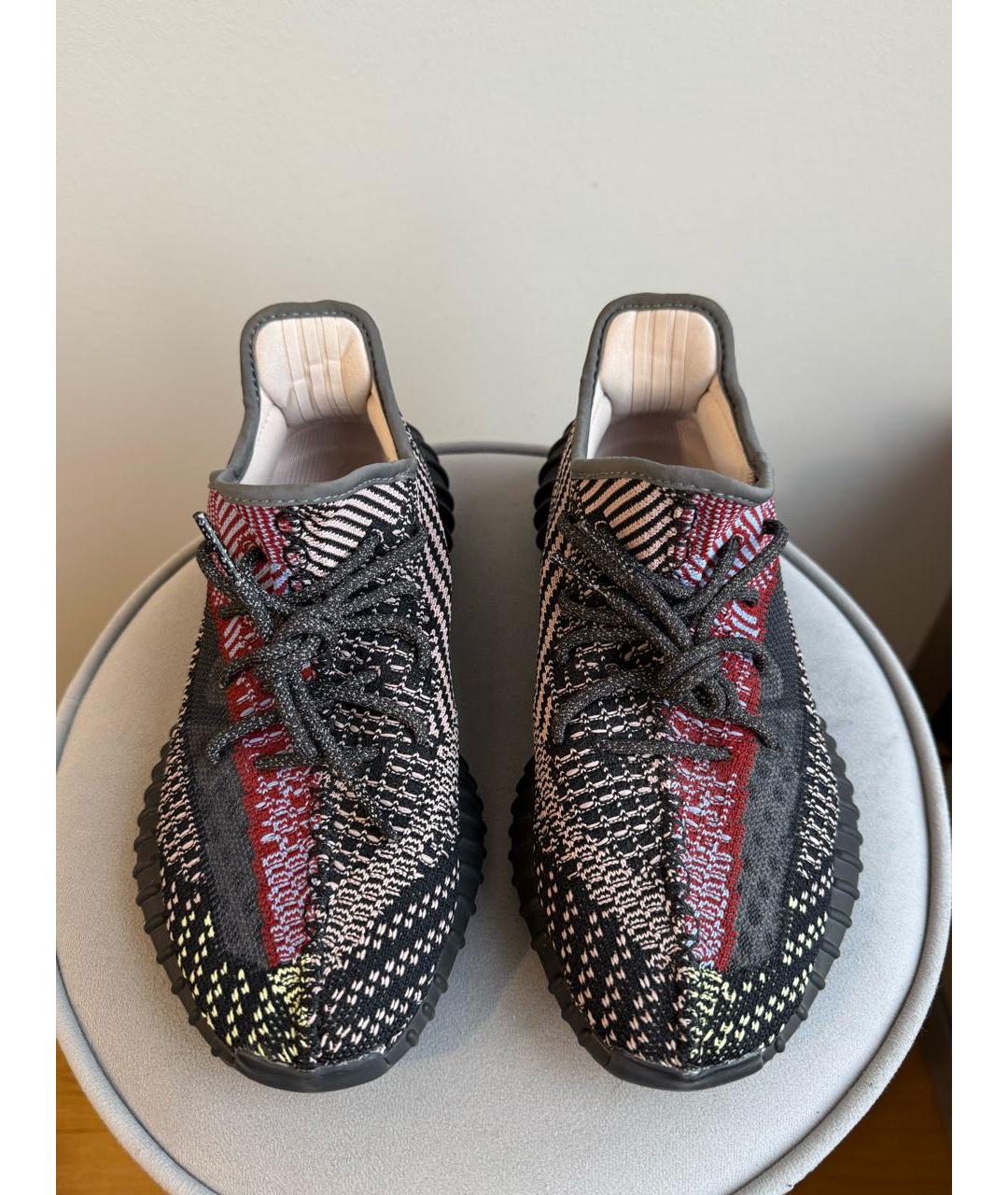 ADIDAS YEEZY Мульти текстильные низкие кроссовки / кеды, фото 5