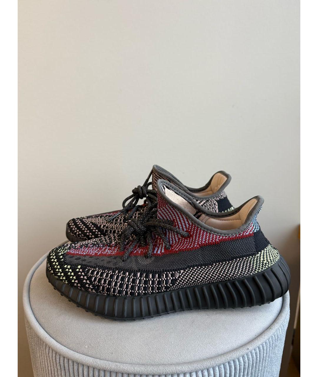 ADIDAS YEEZY Мульти текстильные низкие кроссовки / кеды, фото 6