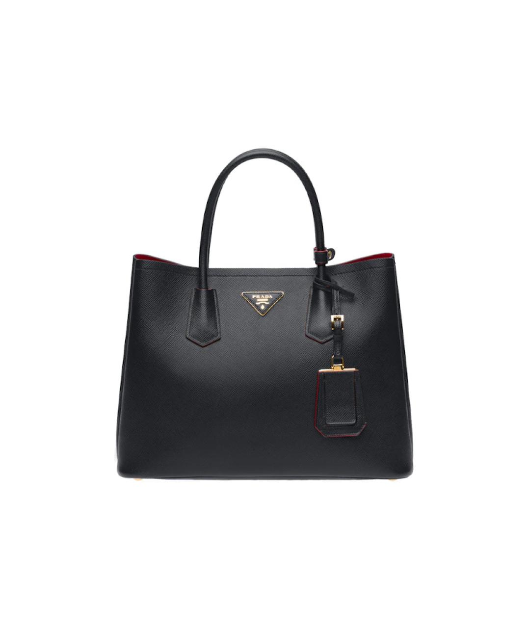 PRADA Черная кожаная сумка через плечо, фото 5