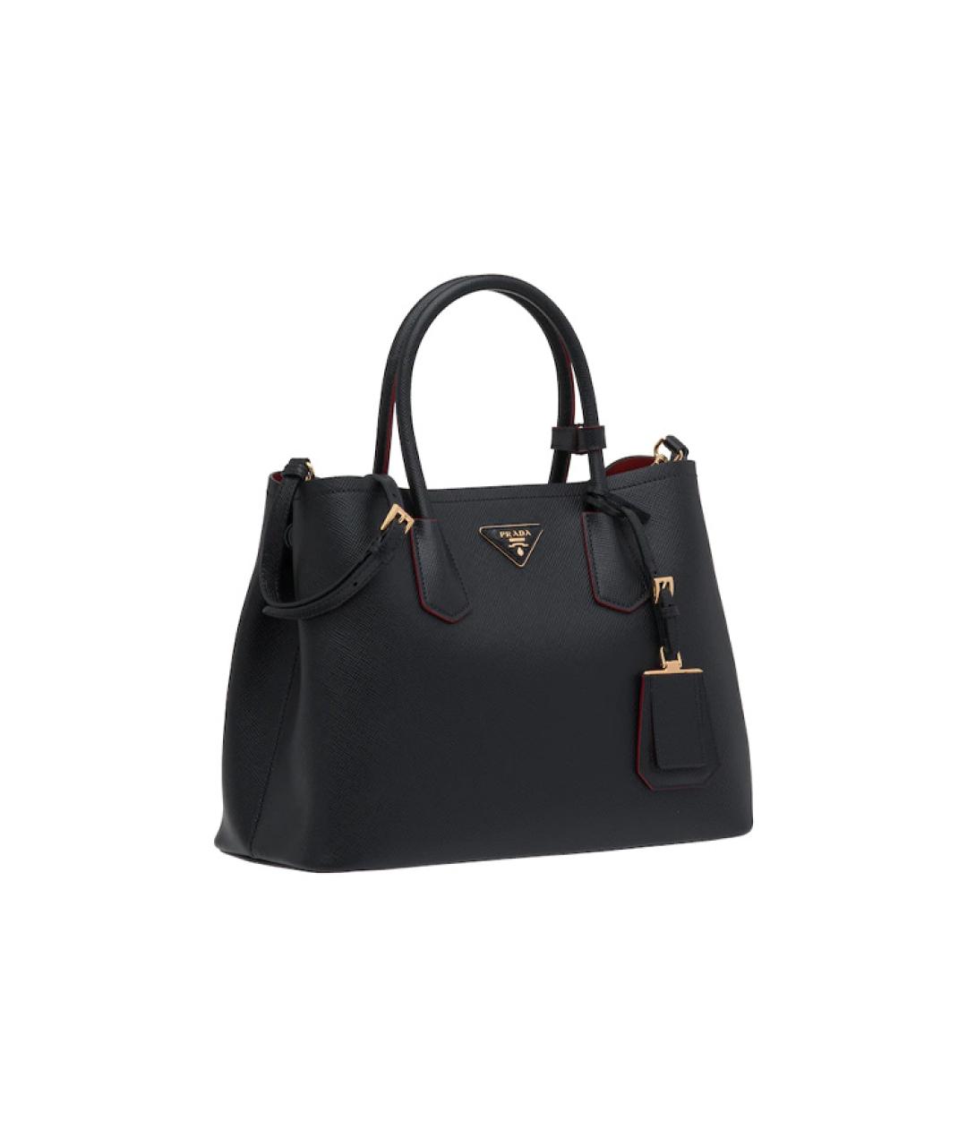 PRADA Черная кожаная сумка через плечо, фото 2