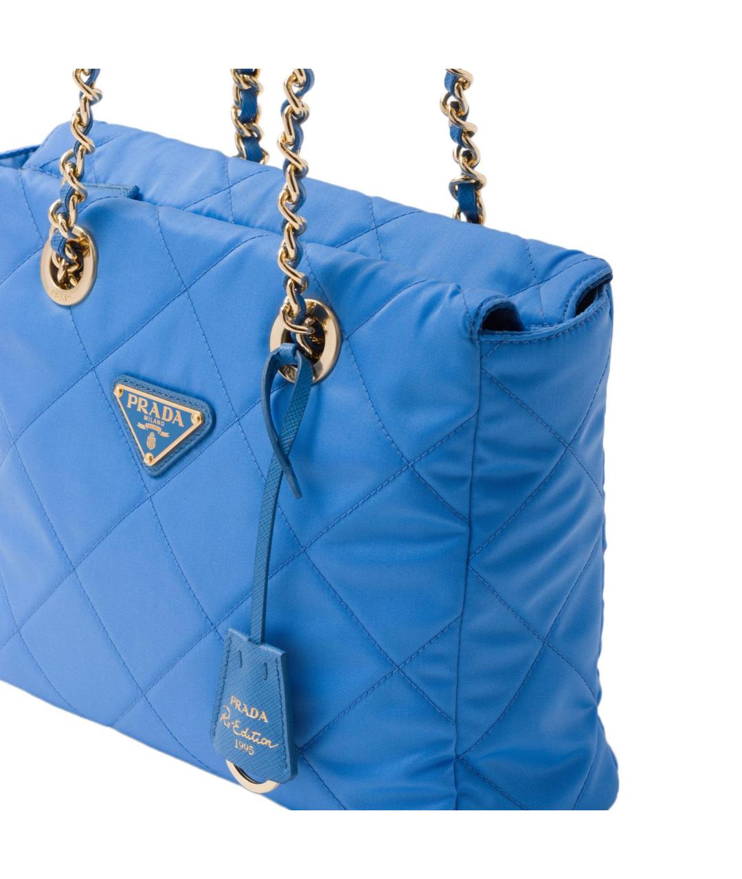 PRADA Синяя сумка через плечо, фото 4