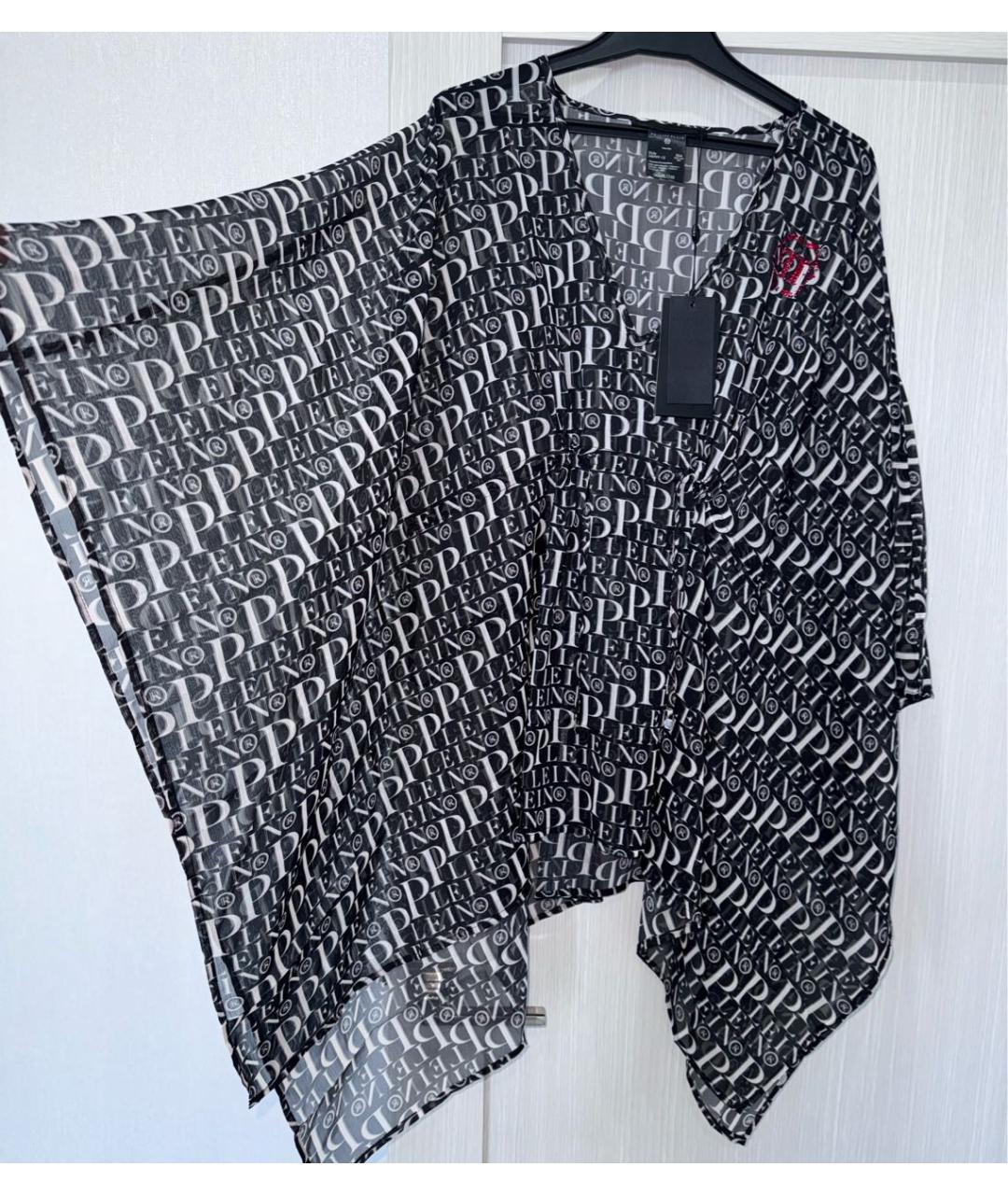 PHILIPP PLEIN Мульти полиэстеровая туника, фото 4