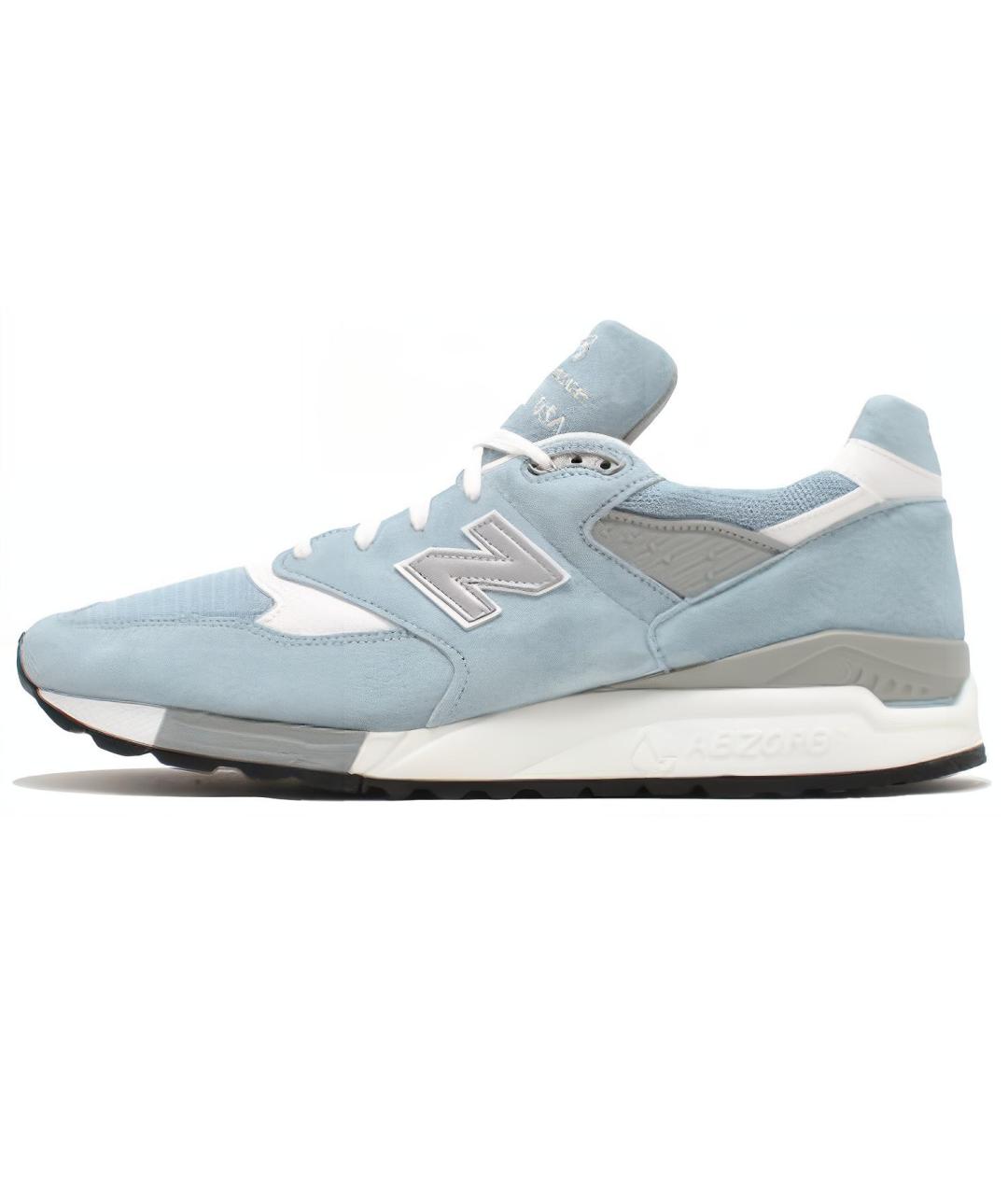 NEW BALANCE Голубые низкие кроссовки / кеды, фото 4