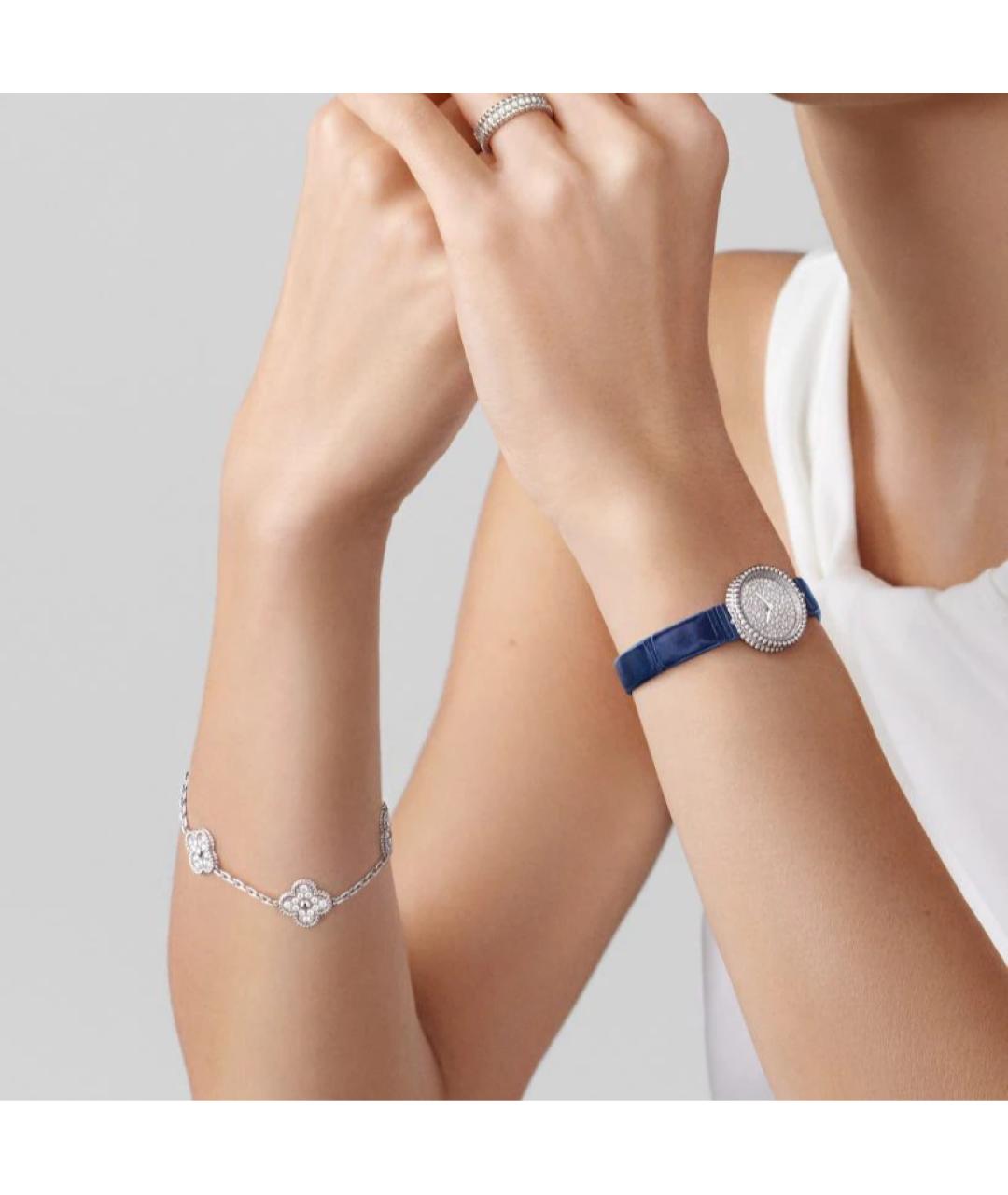 VAN CLEEF & ARPELS Серебрянный браслет из белого золота, фото 5