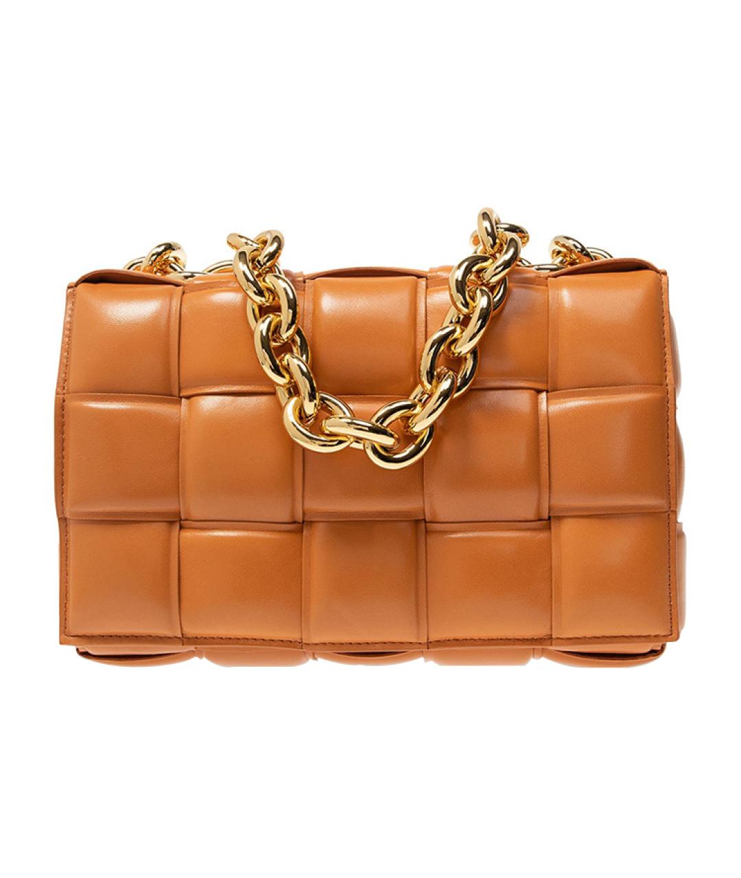 BOTTEGA VENETA Коричневая кожаная сумка через плечо, фото 1