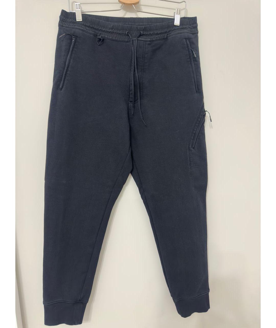 Y-3 Черные хлопковые брюки узкие, фото 6