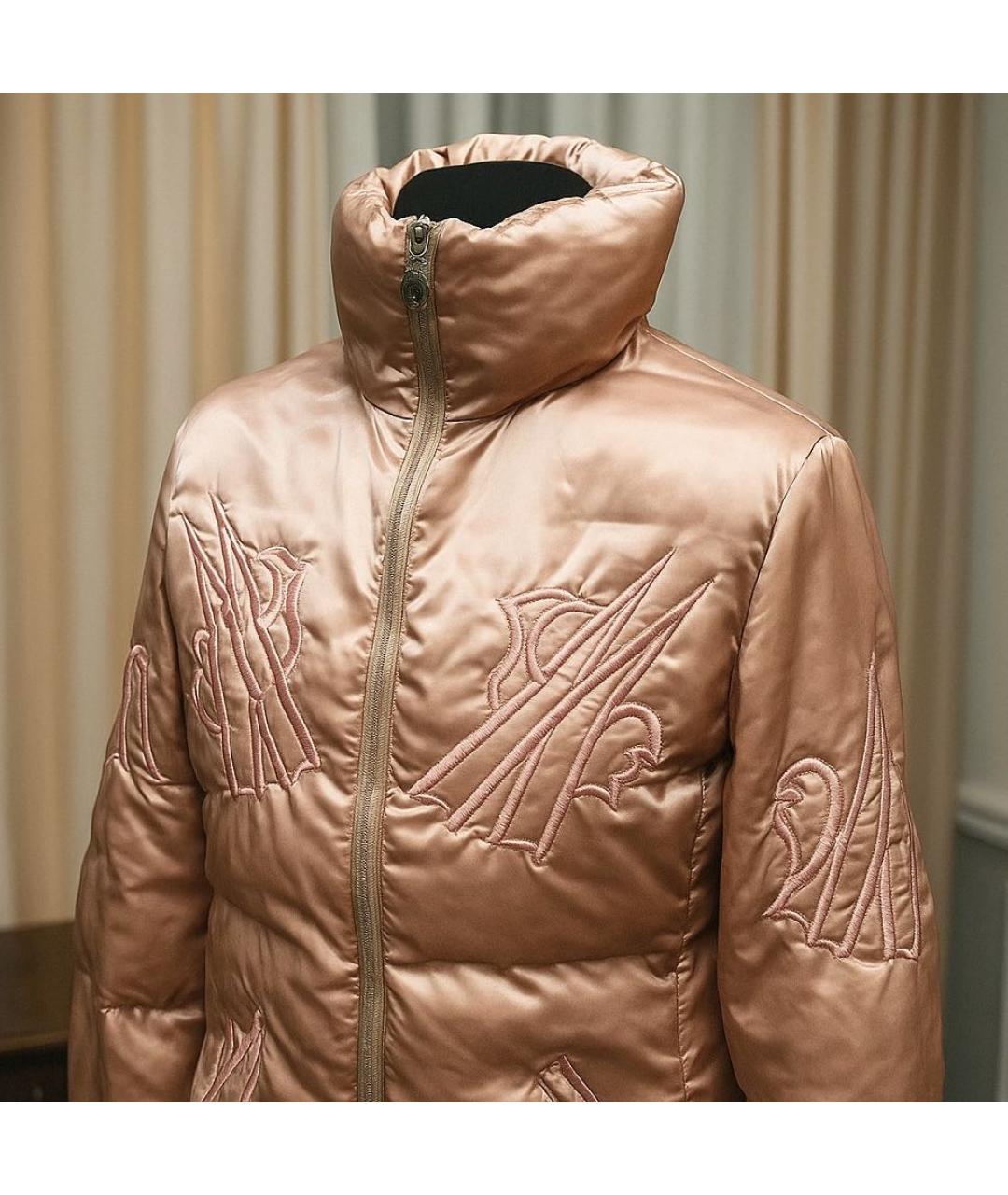 MONCLER Розовая полиамидовая куртка, фото 3