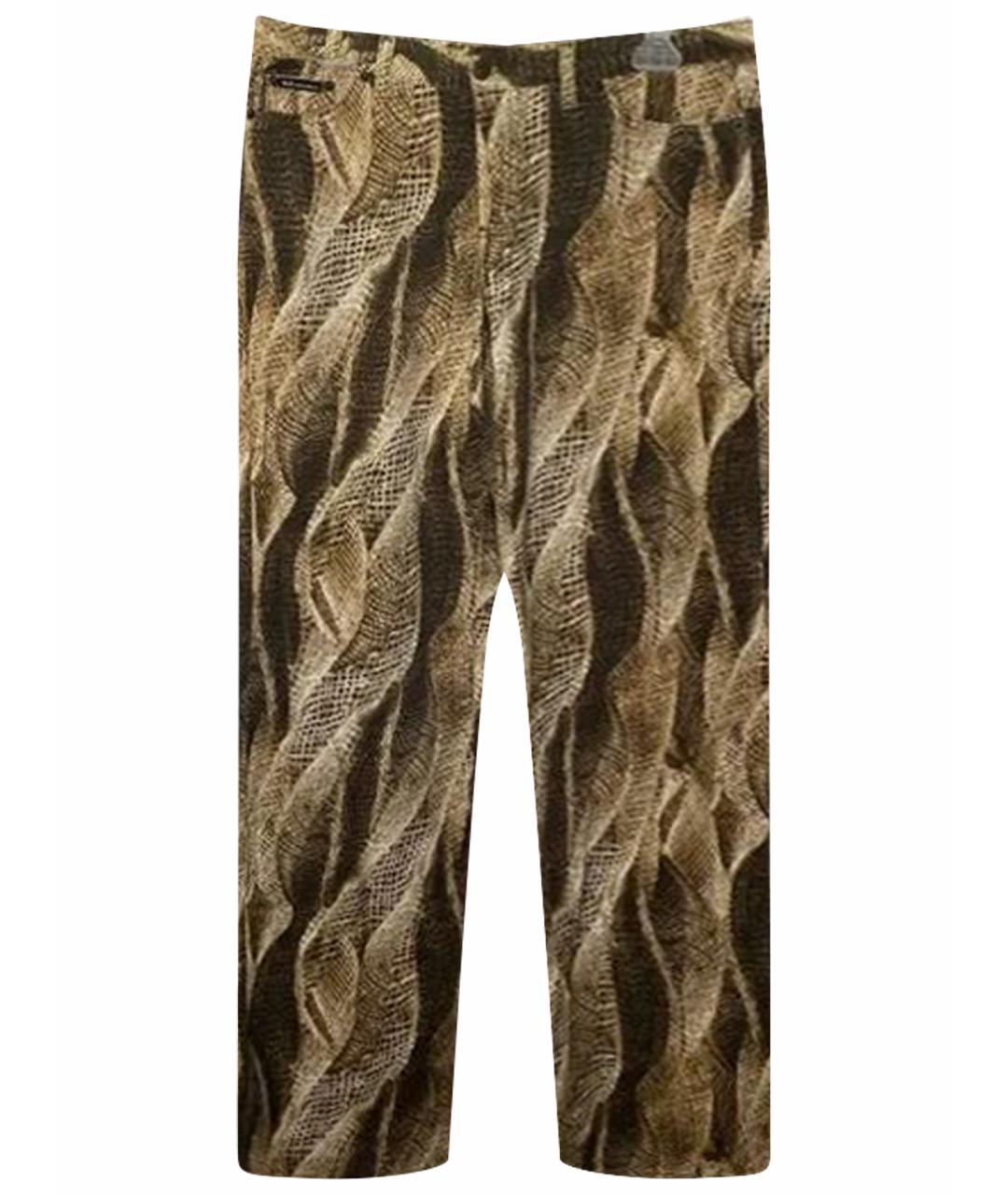 DOLCE&GABBANA Мульти хлопковые прямые джинсы, фото 1