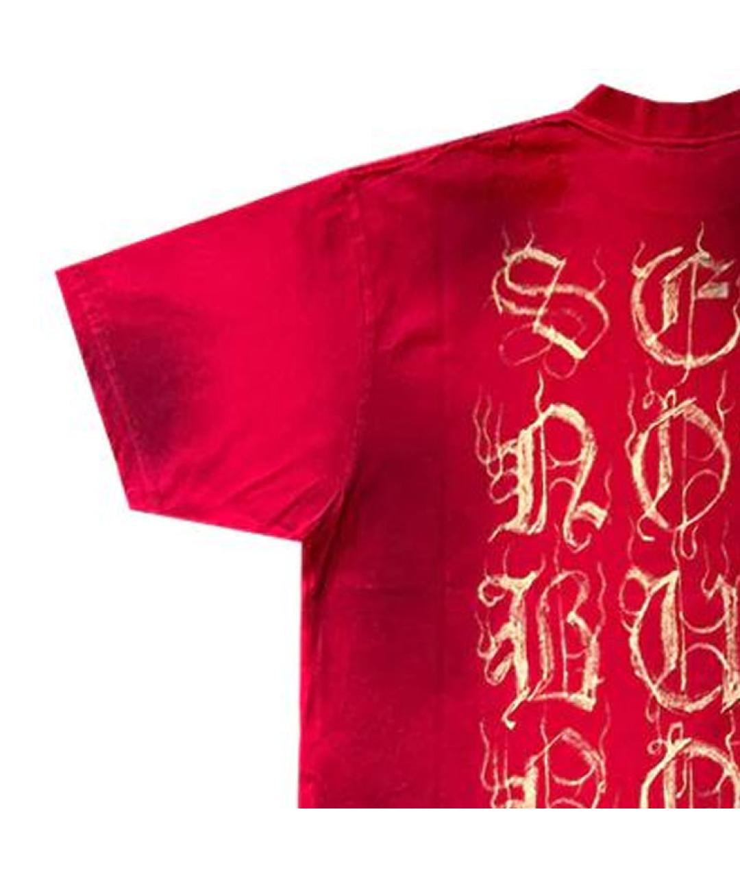 BALENCIAGA Красная футболка, фото 5