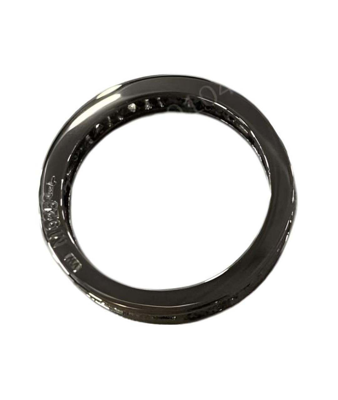 VIVIENNE WESTWOOD Черное серебряное кольцо, фото 1