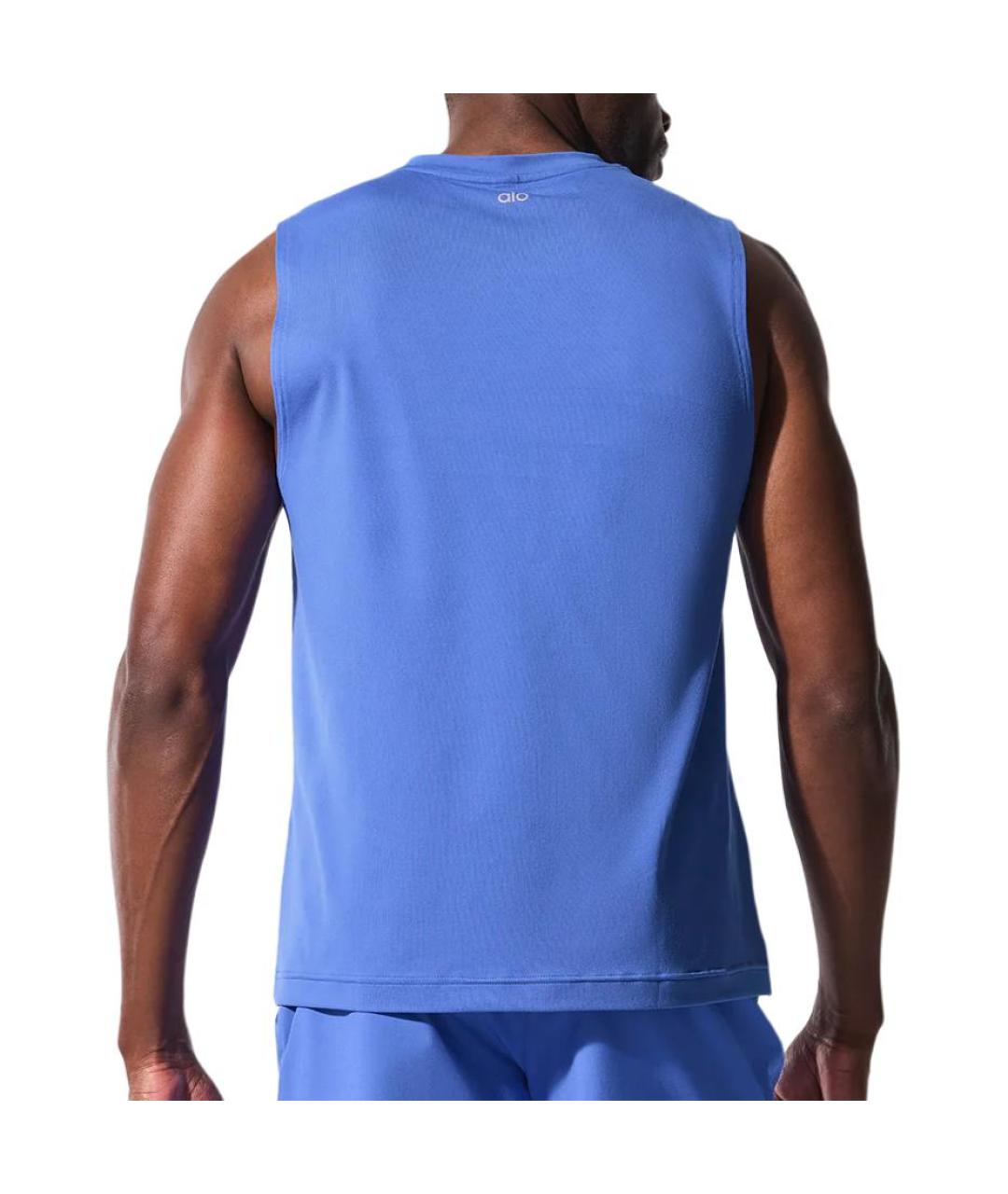 ALO YOGA Синяя майка, фото 2