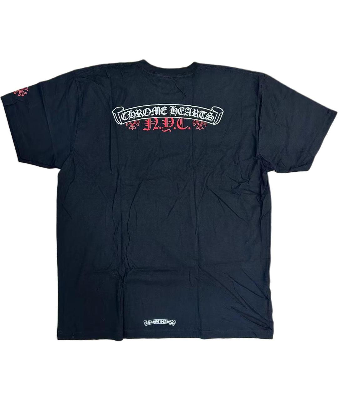 CHROME HEARTS Черная футболка, фото 2
