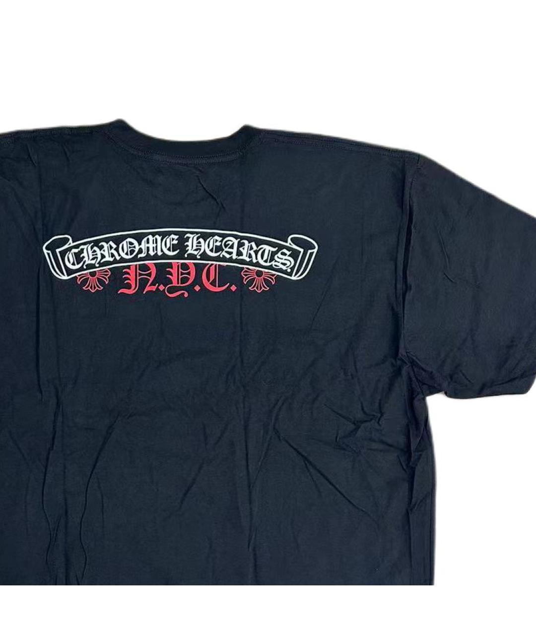 CHROME HEARTS Черная футболка, фото 3
