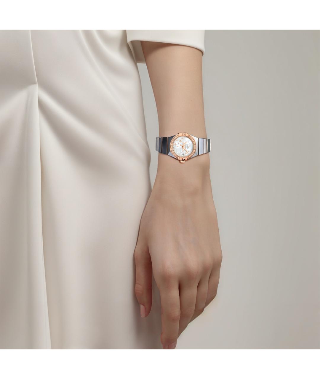 OMEGA Золотые часы из розового золота, фото 5