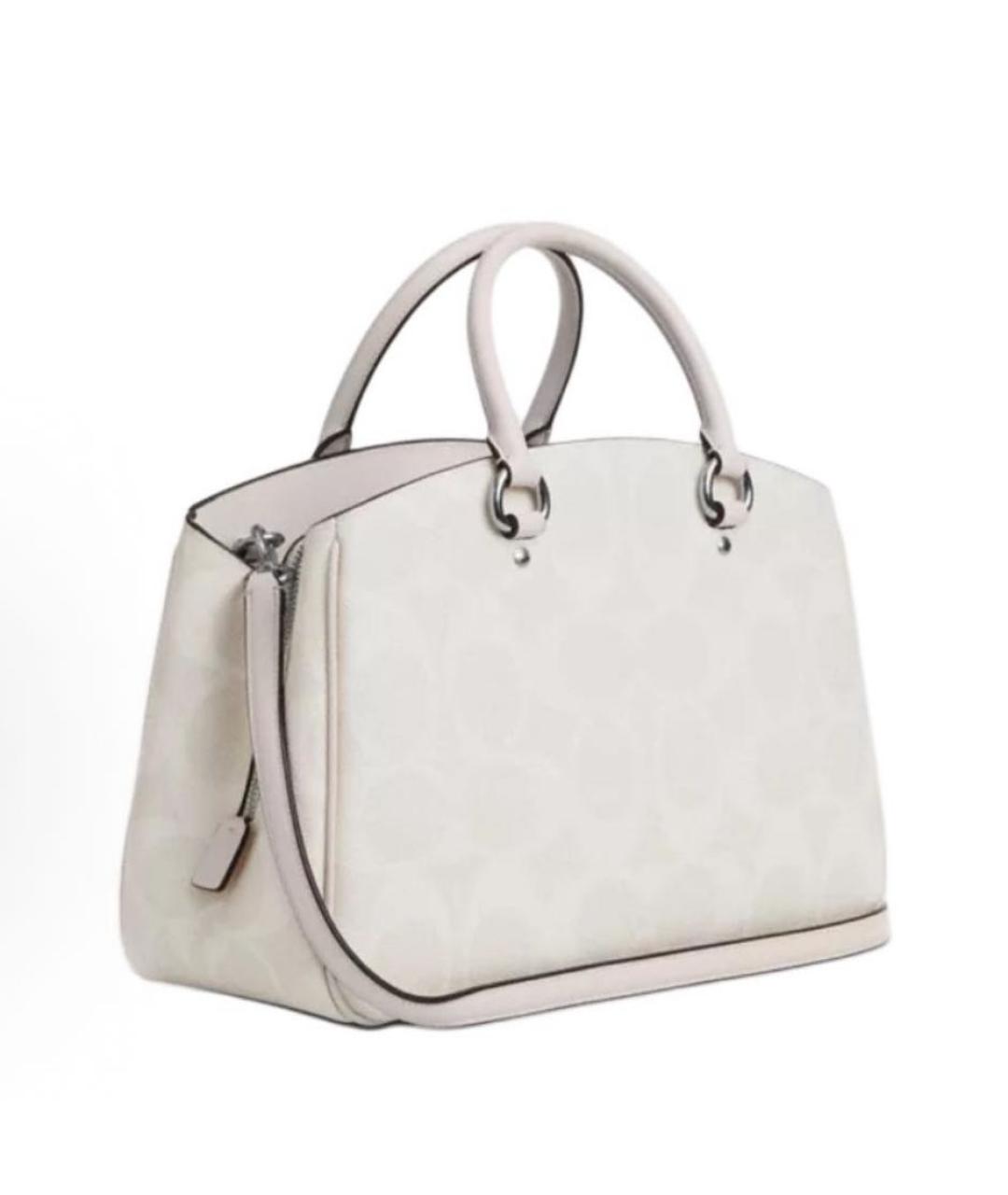 COACH Белая сумка с короткими ручками, фото 2
