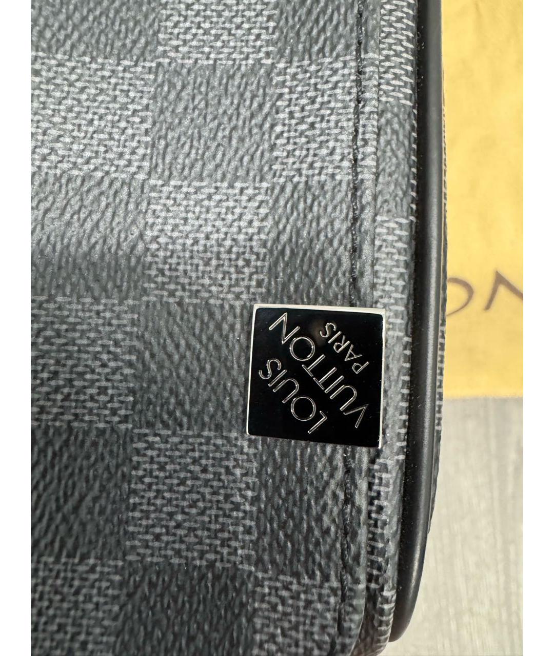 LOUIS VUITTON Черная сумка на плечо, фото 5