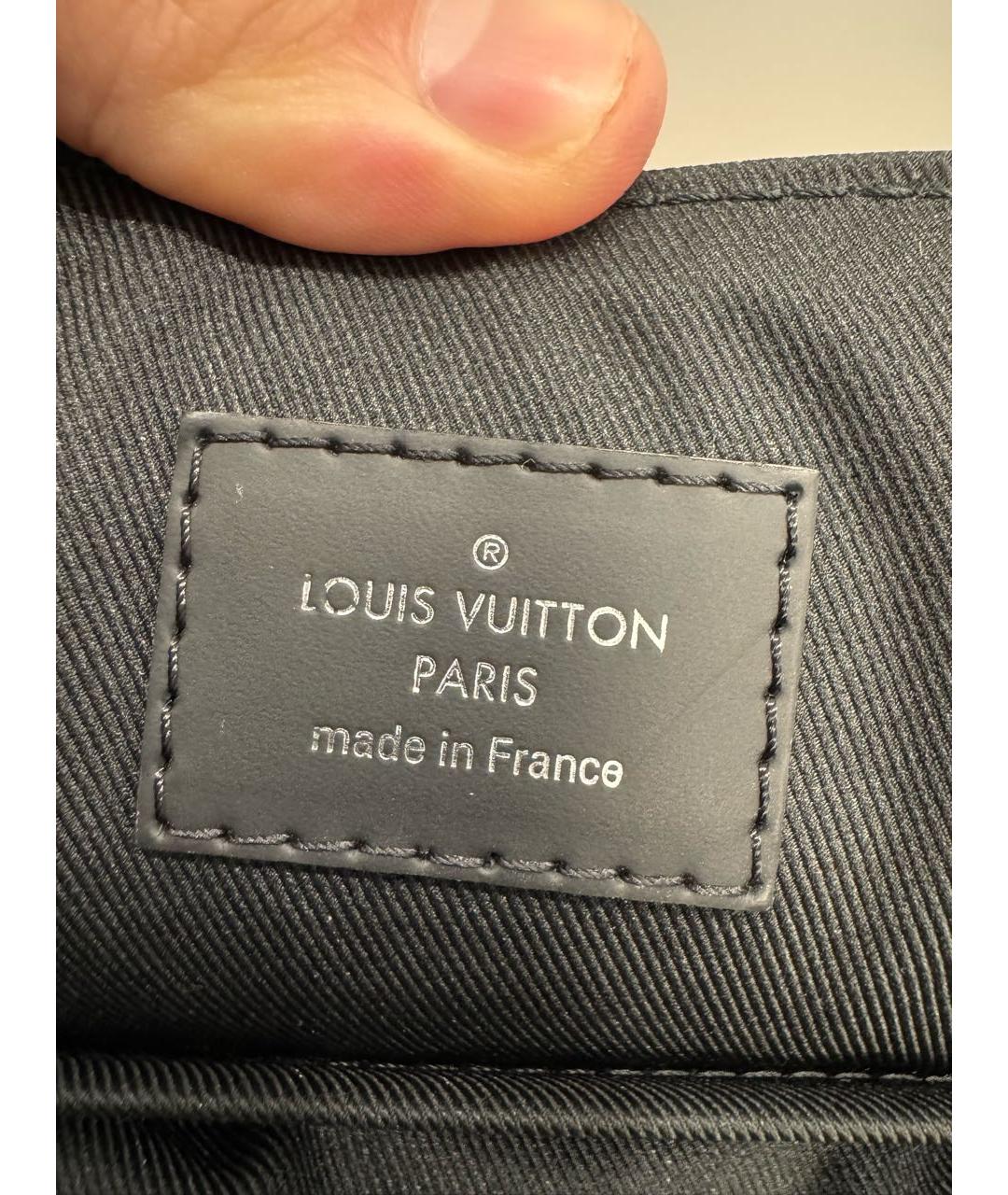 LOUIS VUITTON Черная сумка на плечо, фото 7