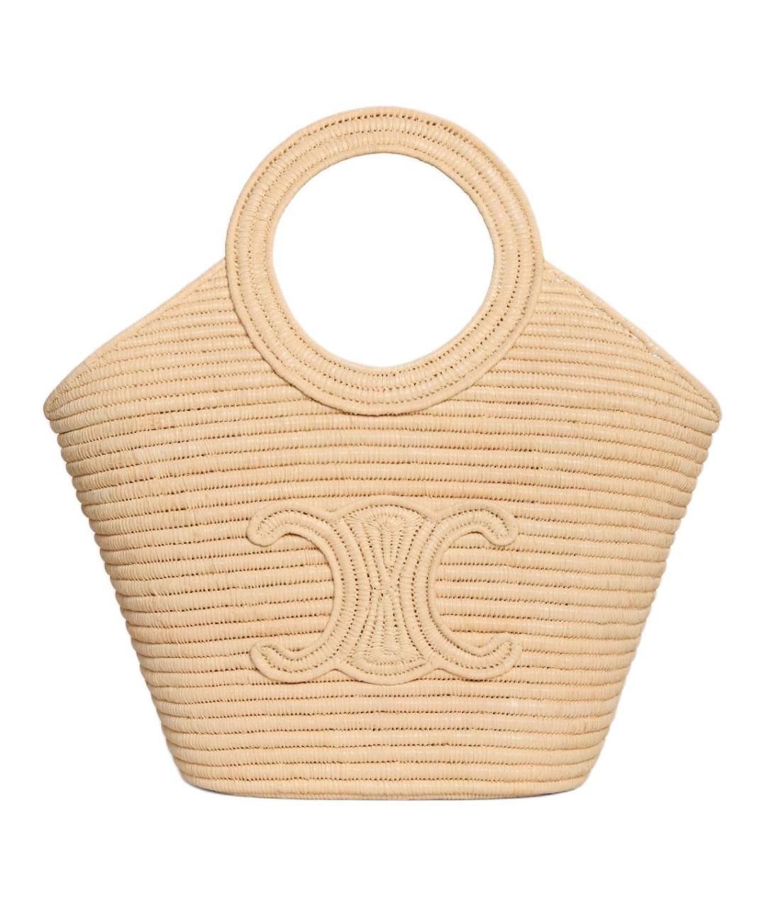 CELINE Бежевая сумка через плечо, фото 1