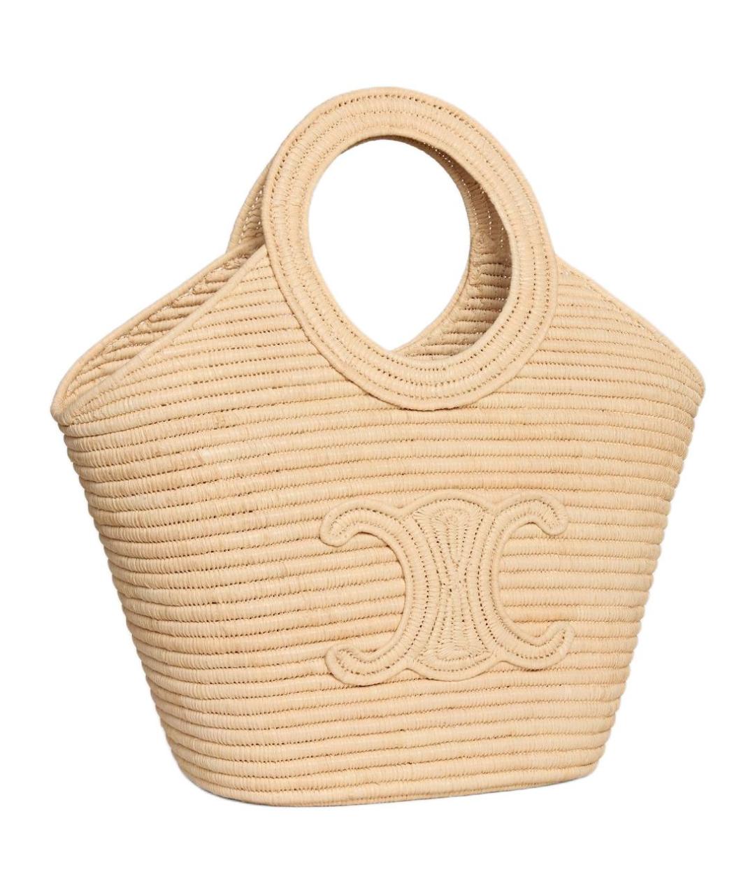 CELINE Бежевая сумка через плечо, фото 2