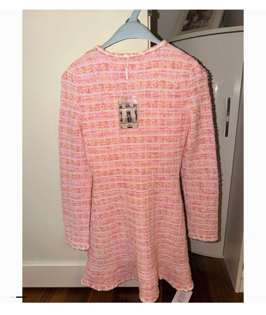 SELF-PORTRAIT Коралловое коктейльное платье, фото 2