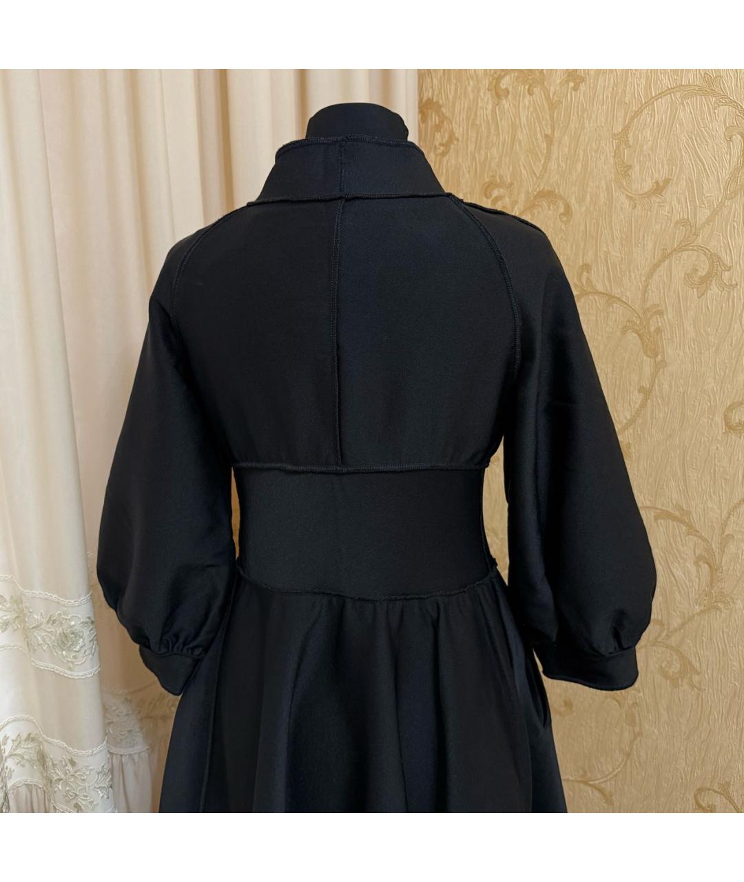 MOSCHINO Черное пальто, фото 6