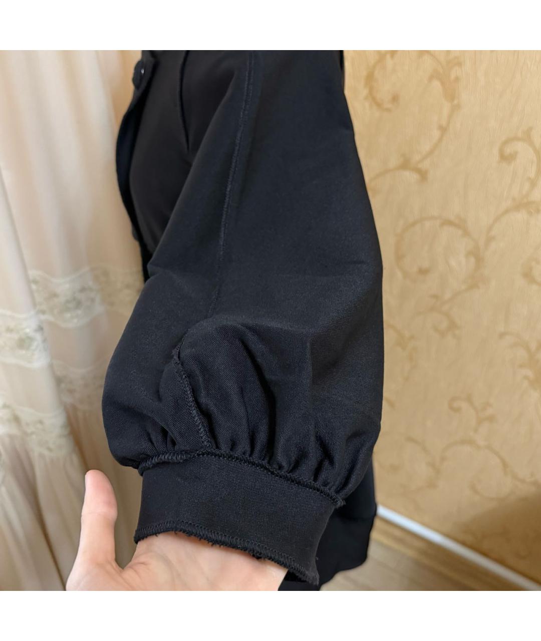 MOSCHINO Черное пальто, фото 4