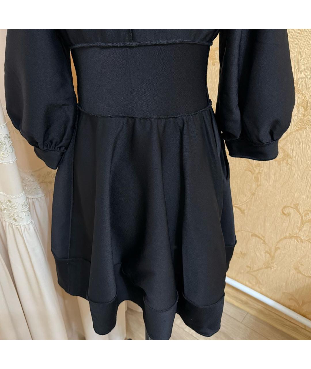 MOSCHINO Черное пальто, фото 5