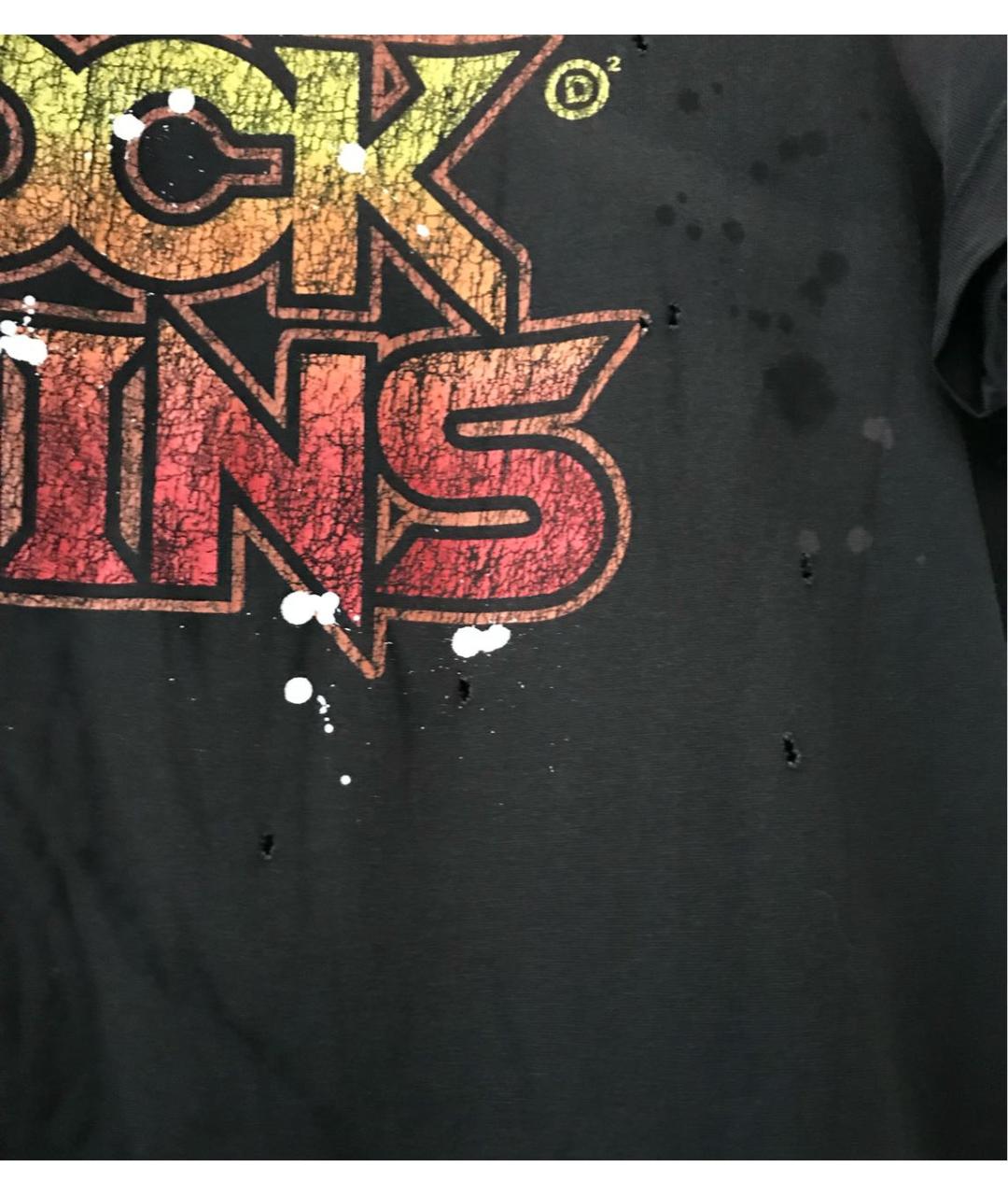 DSQUARED2 Антрацитовая хлопковая футболка, фото 7