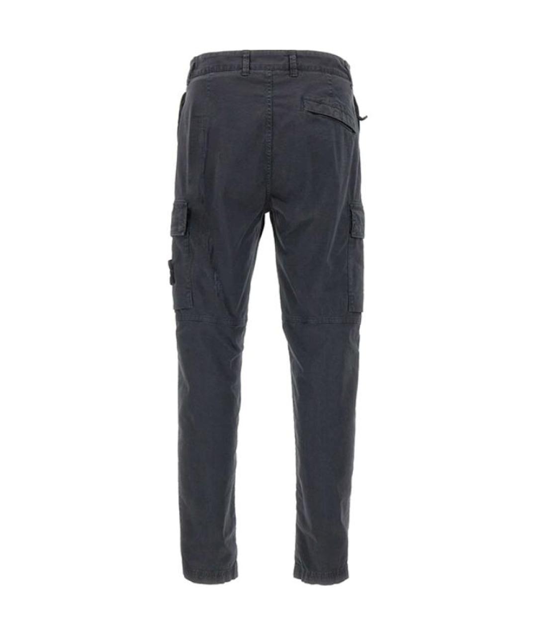 STONE ISLAND Серые повседневные брюки, фото 2