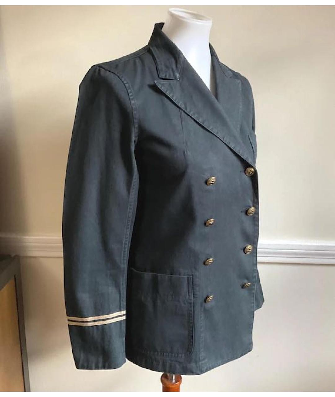 POLO RALPH LAUREN Черный хлопковый жакет/пиджак, фото 4